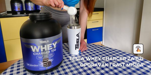 esla whey charger za oporavak i rast mišića